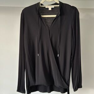 Michael Kors Draped Peasant Blouse